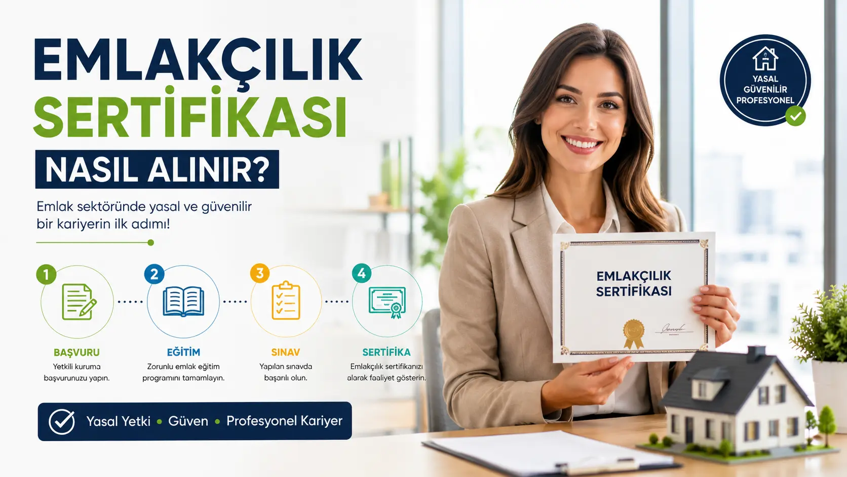 Emlakçılık Sertifikası Nasıl Alınır?