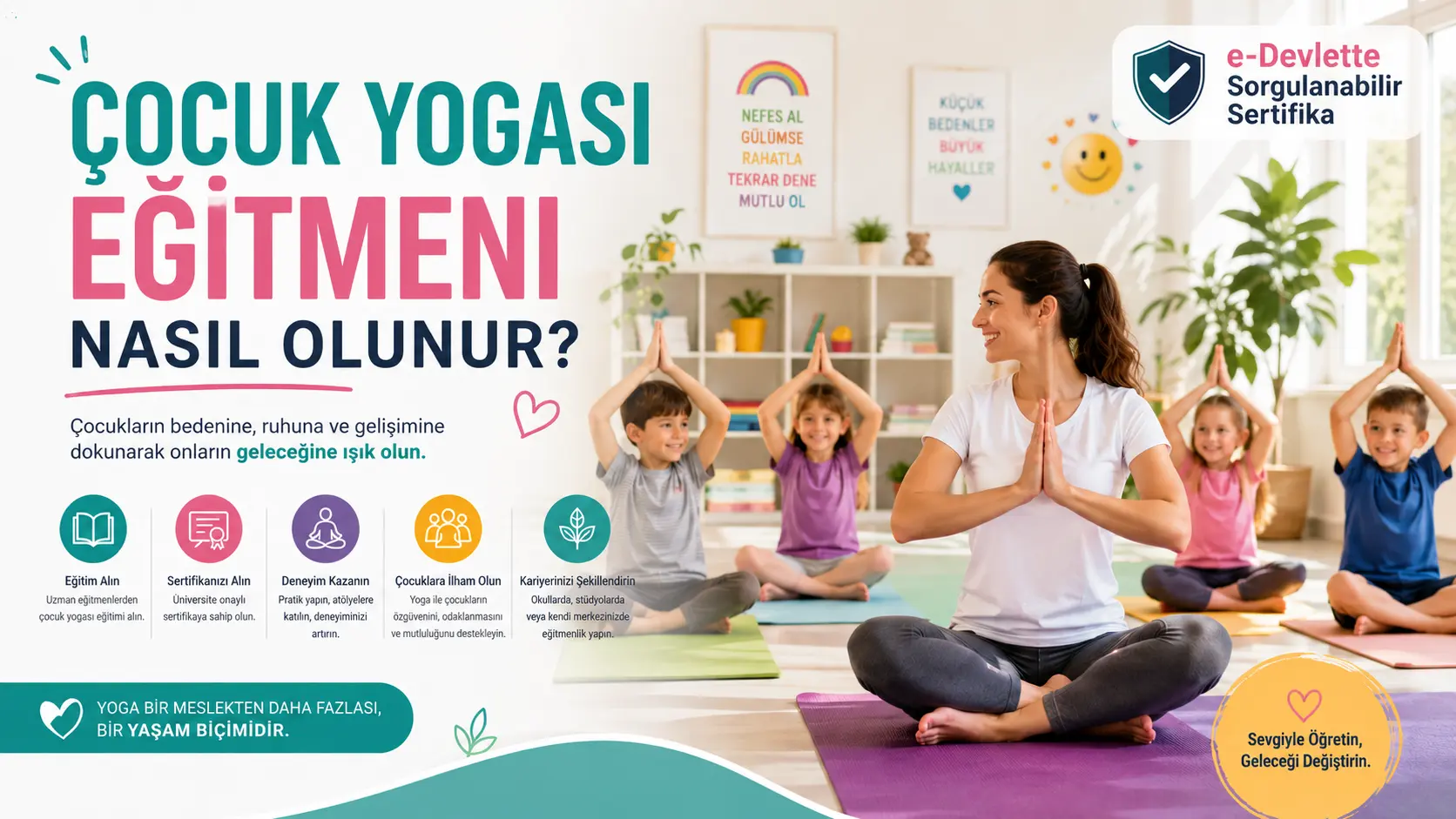 Çocuk Yogası Eğitmeni Nasıl Olunur?