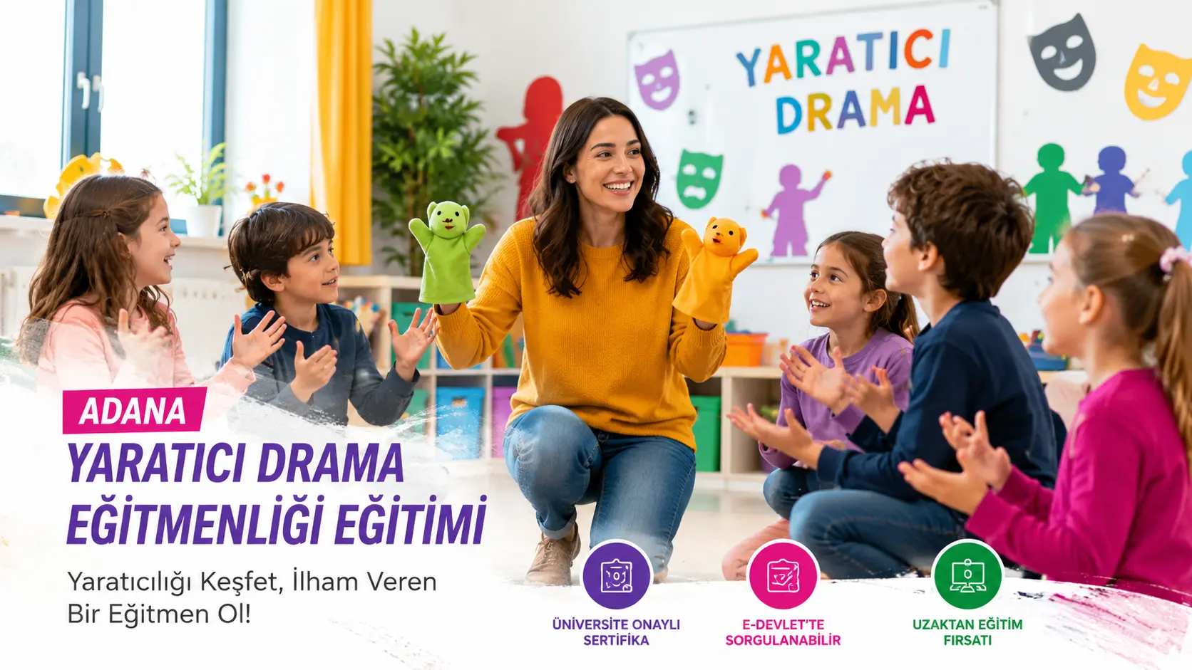 Adana Yaratıcı Drama Eğitmenliği Eğitimi