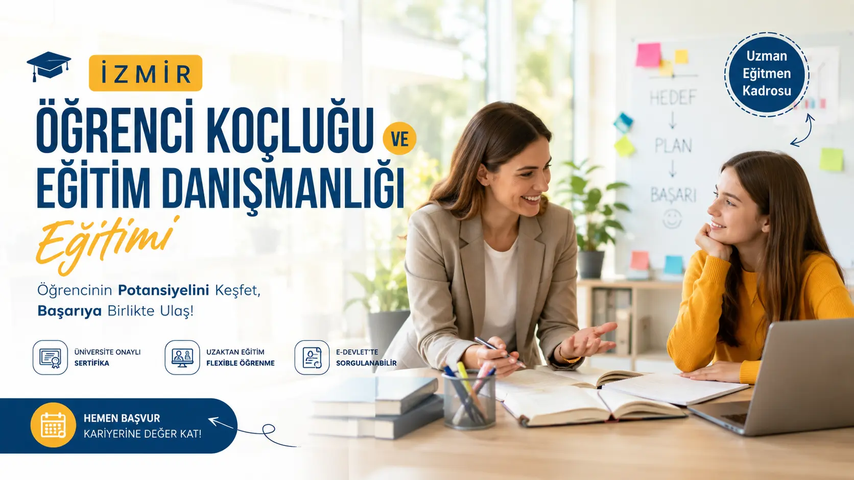 İzmir Öğrenci Koçluğu ve Eğitim Danışmanlığı Eğitimi