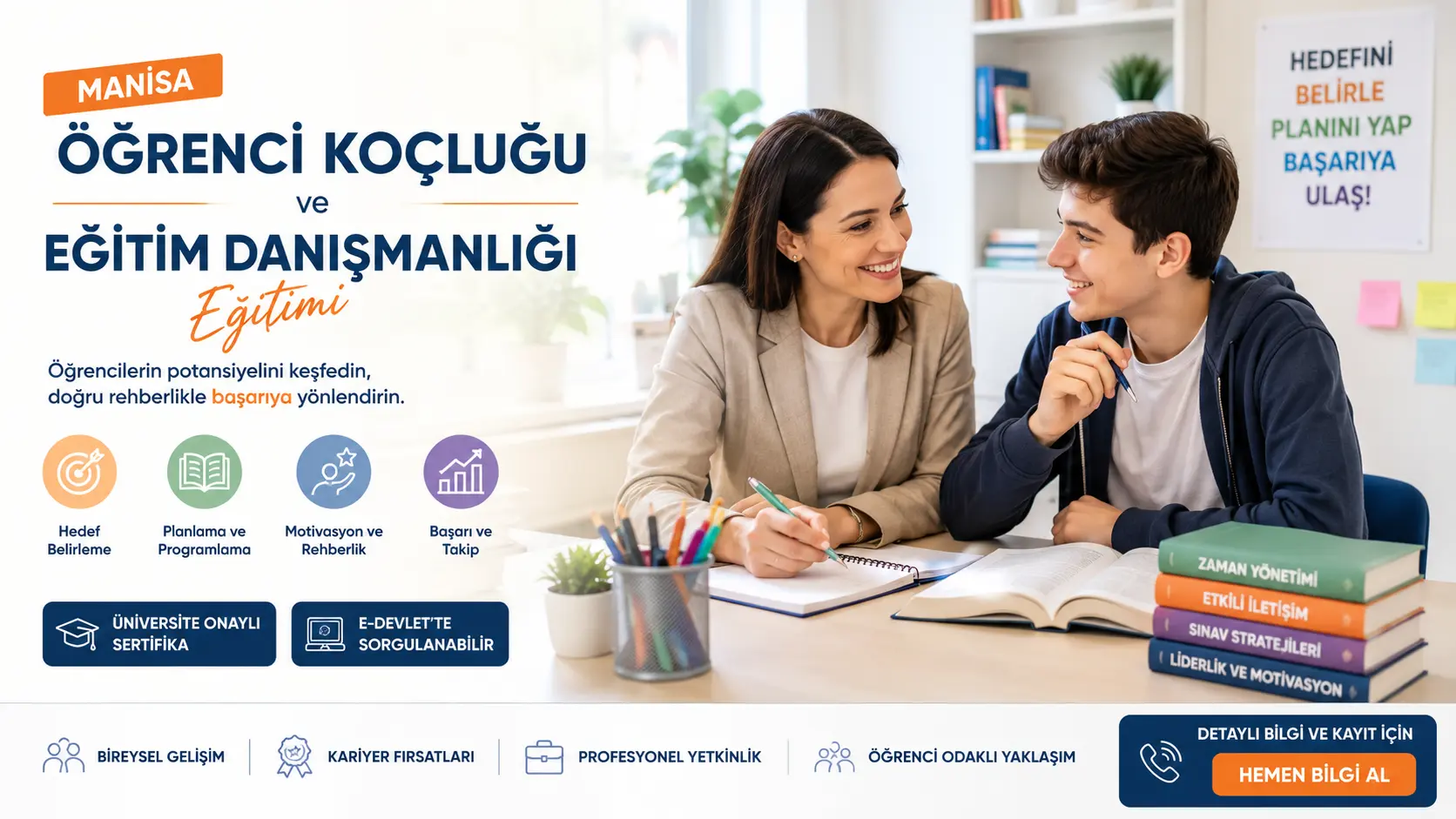 Manisa Öğrenci Koçluğu ve Eğitim Danışmanlığı Eğitimi