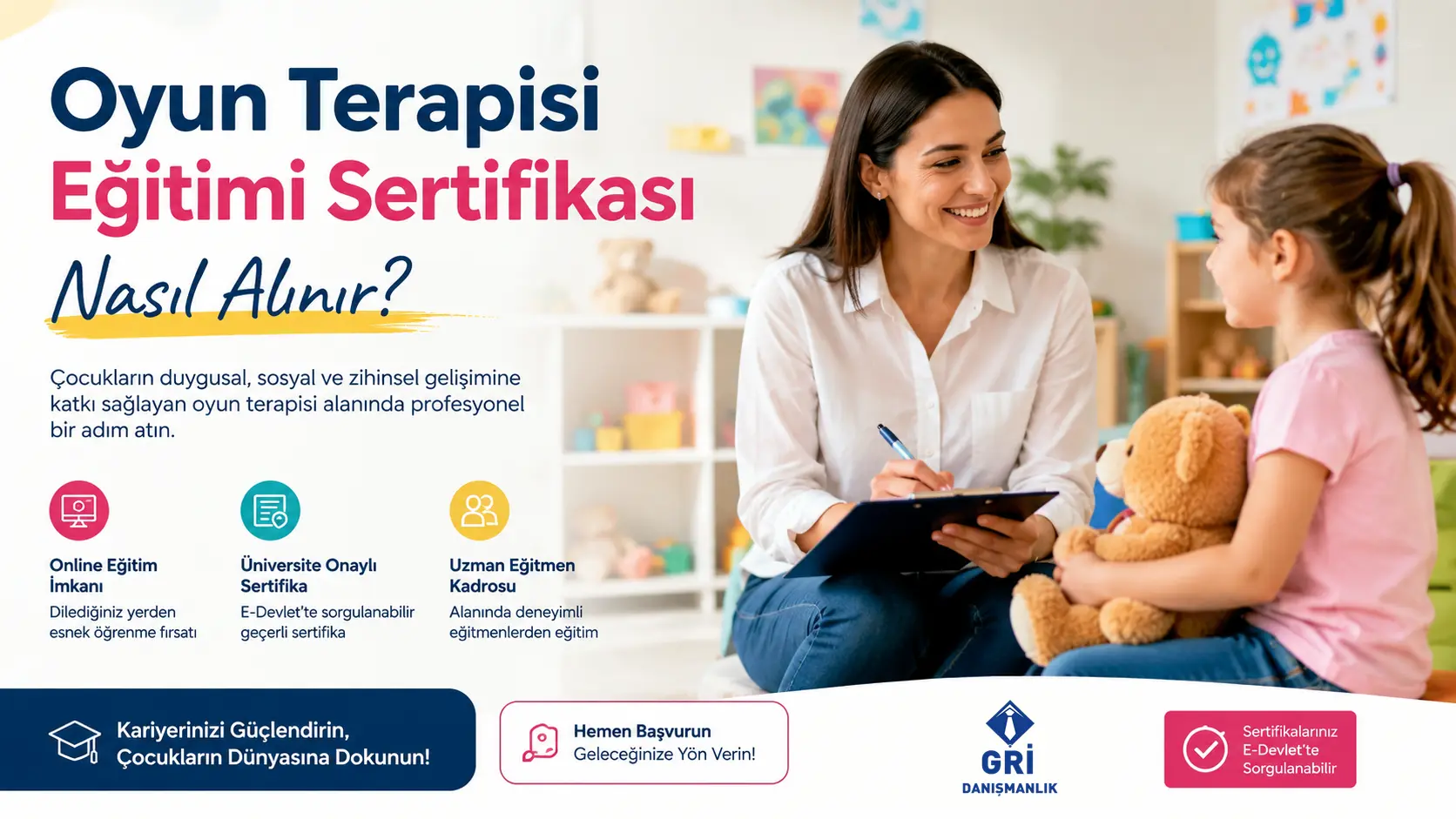 Oyun Terapisi Eğitimi Sertifikası Nasıl Alınır?