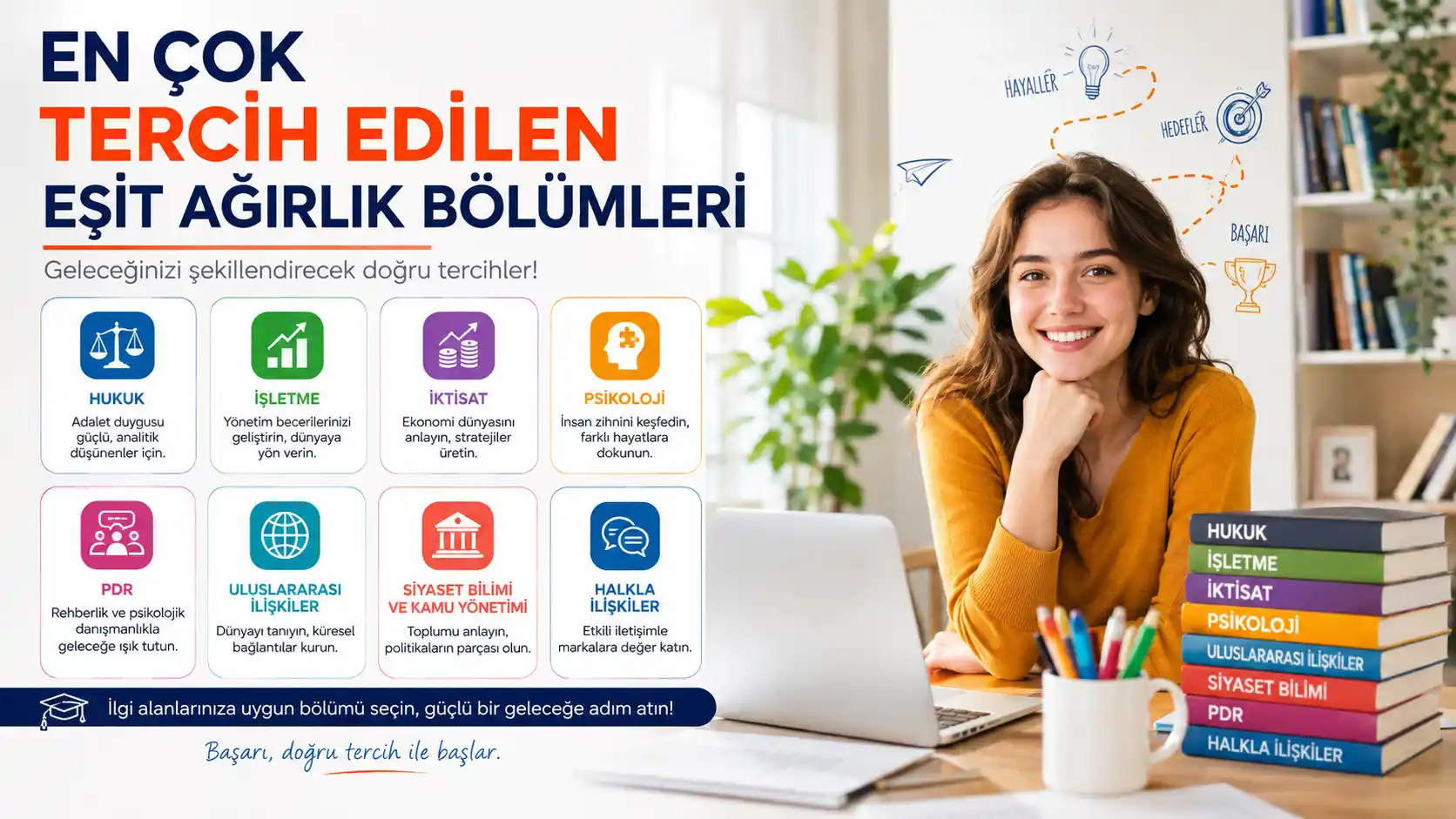 En Çok Tercih Edilen Eşit Ağırlık Bölümleri