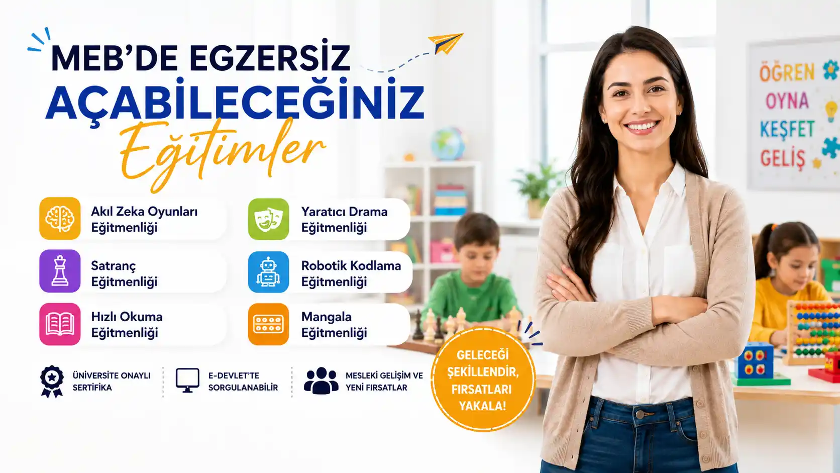 MEB’de Egzersiz Açabileceğiniz Eğitimler Nelerdir?