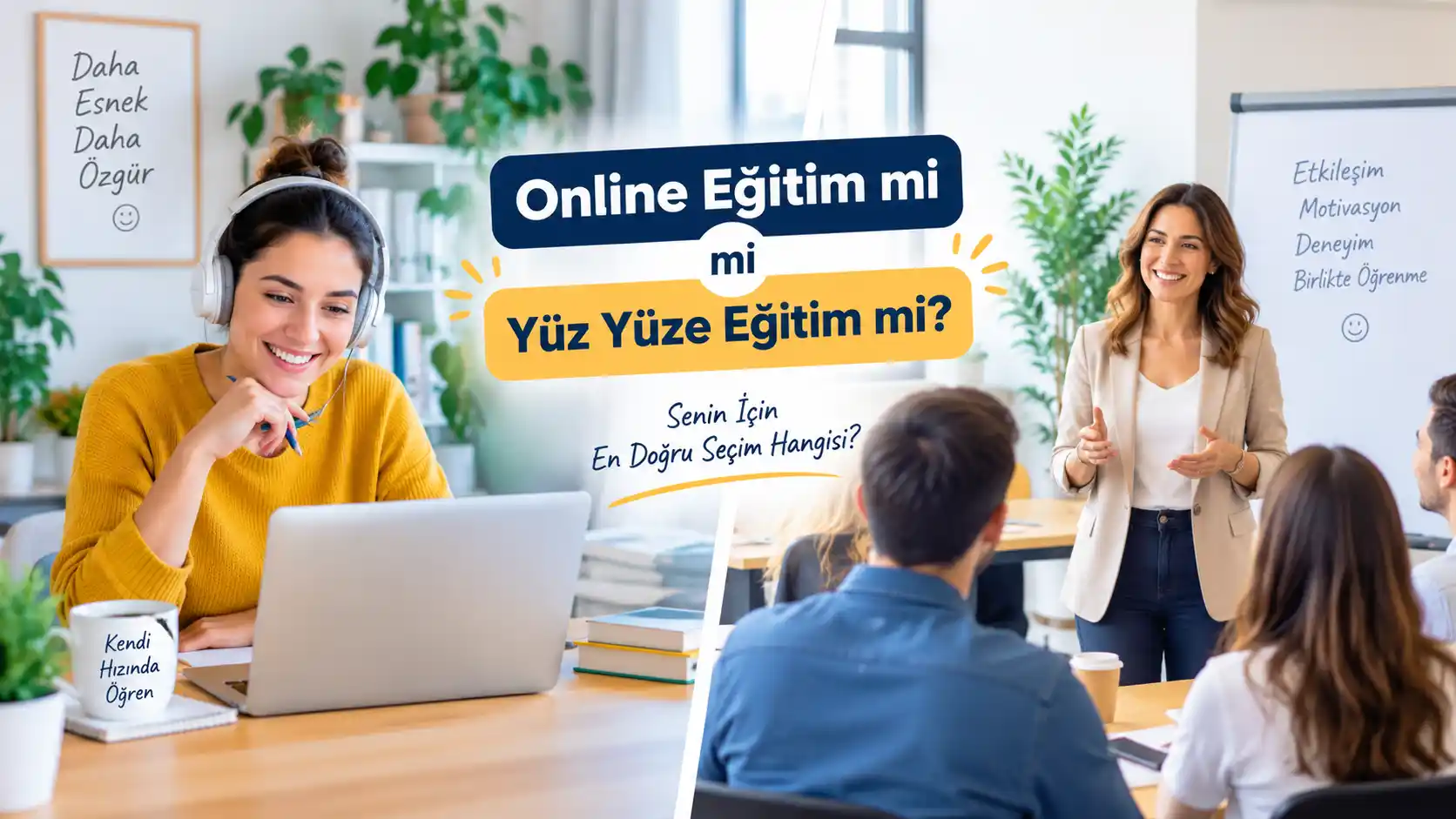 Online Eğitim mi Yüz Yüze Eğitim mi? Hangisi Size Uygun?